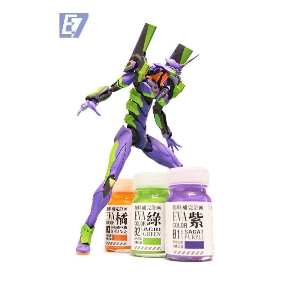 [Pandainn]  E7 E7COLOR EVA 系列 模型漆 EVA01 EVA02 EVA03 福音戰士 初號機-細節圖5