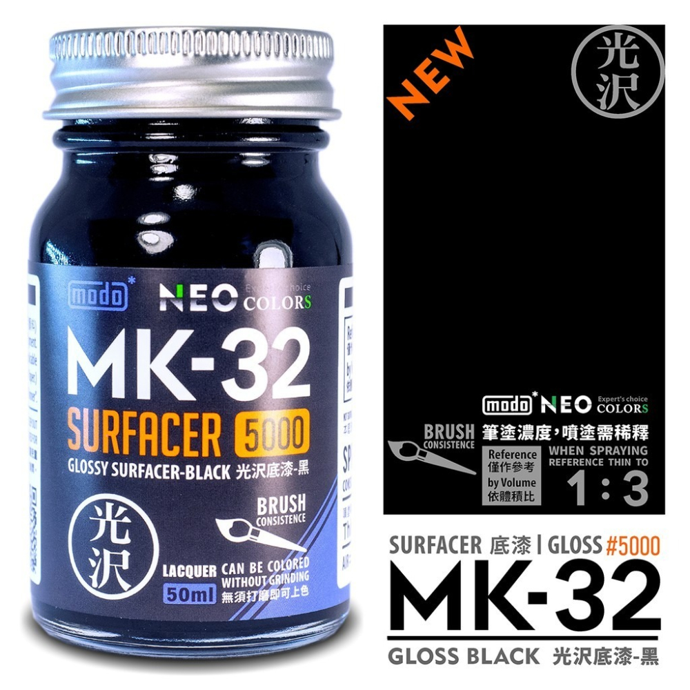(Pandainn) 摩多 modo 液態補土 MK31 MK32 MK25 MK33 底漆補土 補土 模型漆-細節圖4