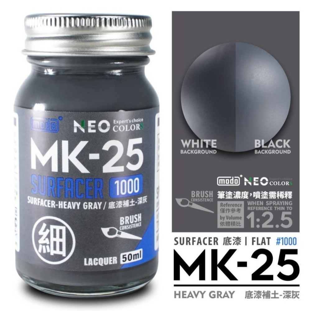 (Pandainn)摩多modo 液態補土 MK11 MK12 MK13 MK18 MK19 MK25 MK26 模型漆-細節圖8