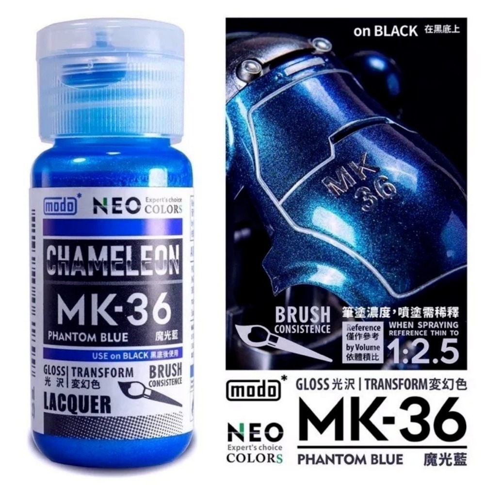(Pandainn) 摩多 modo  MK35 MK36 MK37 MK38 MK39 魔光系列 魔光紅 模型漆-細節圖4