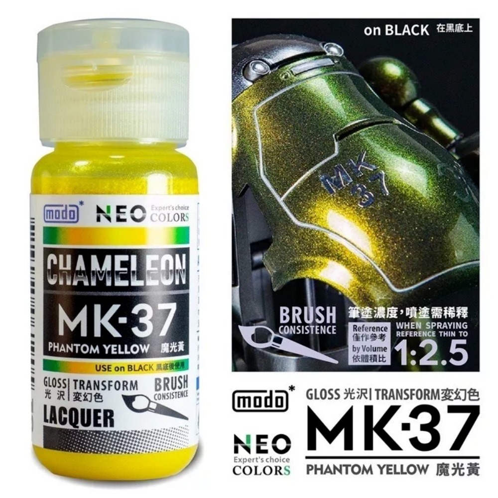 (Pandainn) 摩多 modo  MK35 MK36 MK37 MK38 MK39 魔光系列 魔光紅 模型漆-細節圖5