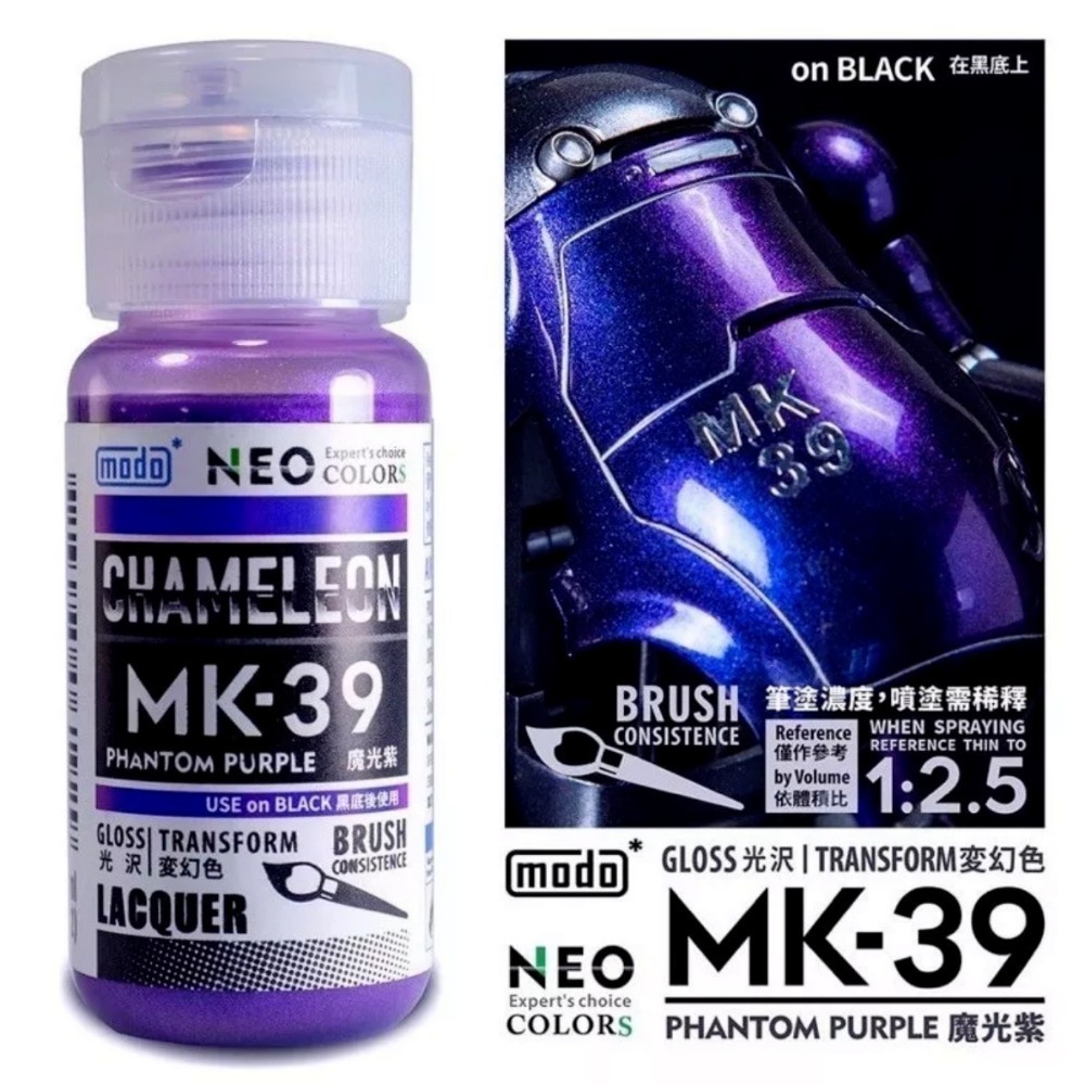 (Pandainn) 摩多 modo  MK35 MK36 MK37 MK38 MK39 魔光系列 魔光紅 模型漆-細節圖7