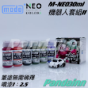 (Pandainn) 摩多 modo 機器人套色 M131 M132 M133 M134 M135 M137 模型漆-規格圖2