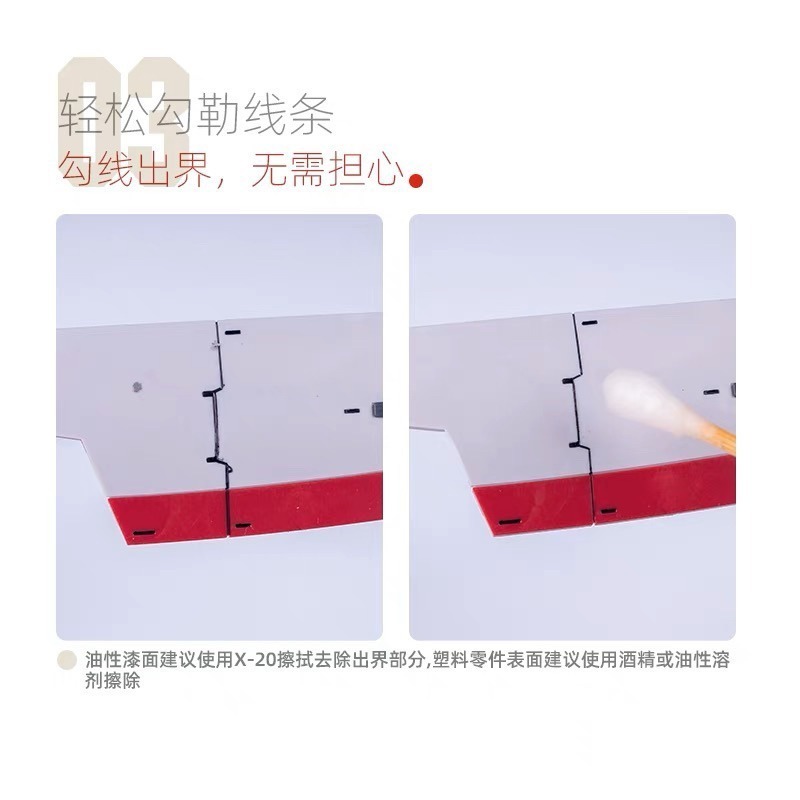 (Pandainn) 喵匠 hobbymio 模型用勾線筆 超细油性 防水耐擦 超高附著力 馬克筆-細節圖4