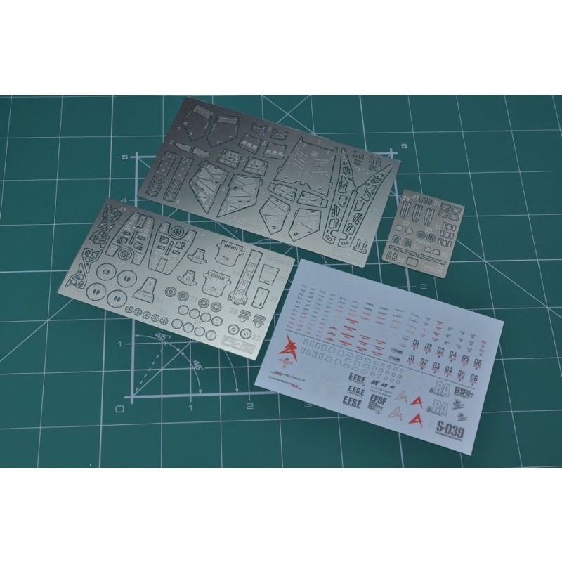 (Pandainn)非模型 鋼魂 AW9 S39 EG NU GUNDAM 牛鋼彈 專用細節蝕刻片 S039 模型工具-細節圖9