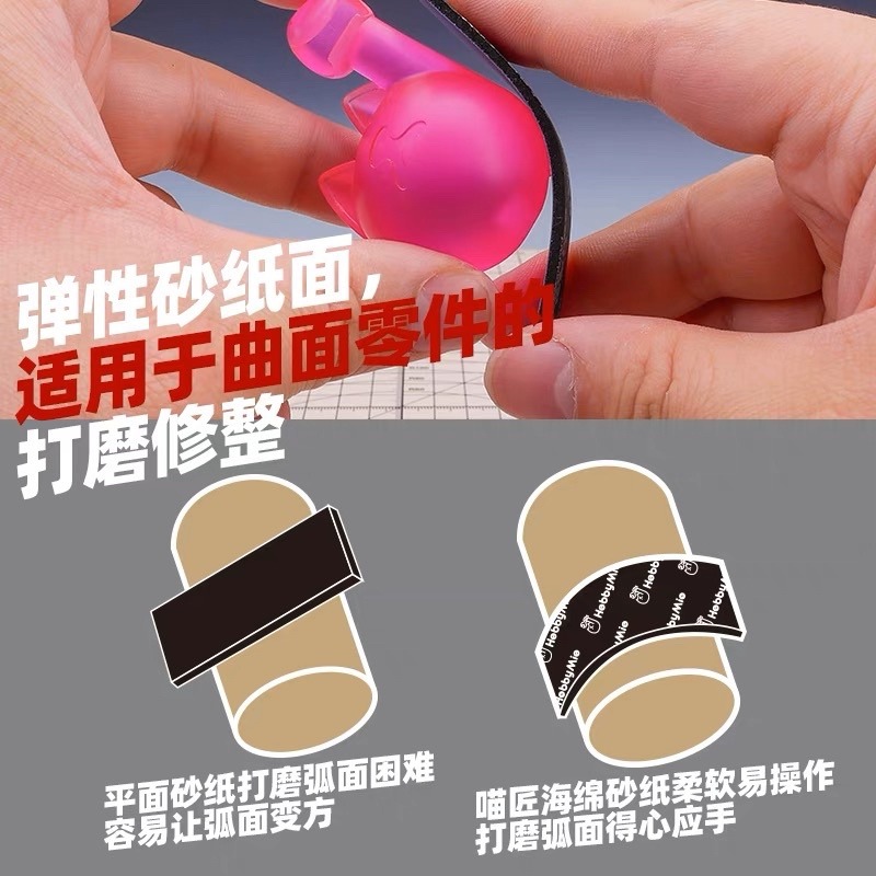 [Pandainn] 喵匠 HOBBY MIO 海绵砂纸 超耐用型-細節圖2