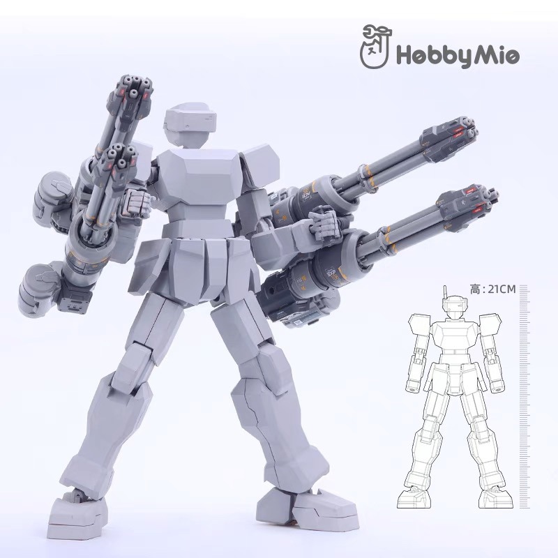 喵匠HOBBY MIO 通用機甲武器包系列 WK-01 加特林機炮-細節圖3