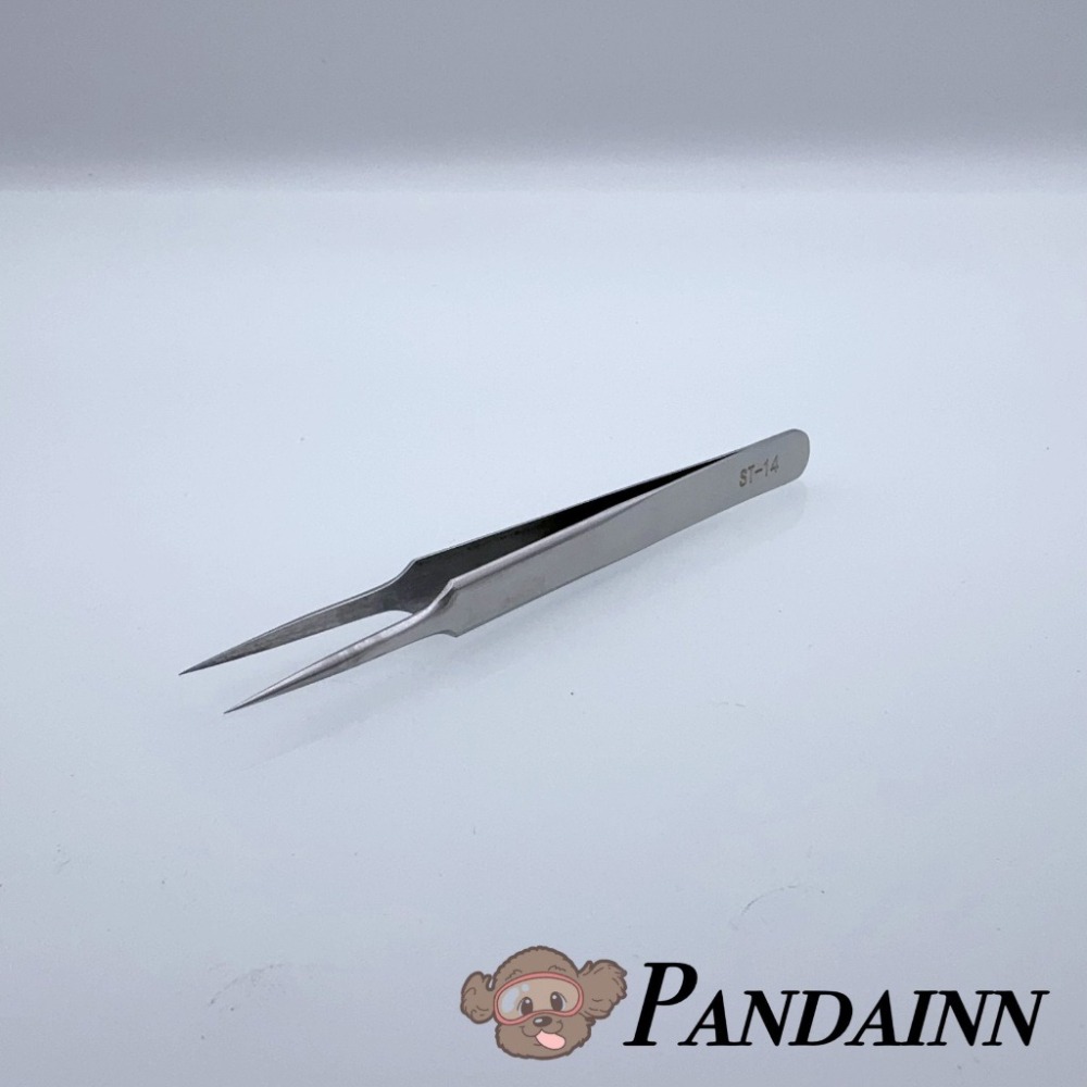 (Pandainn)現貨 模型用 鑷子 夾子 尖頭 彎頭 圓頭 模型 噴漆 水貼 模型工具-細節圖3