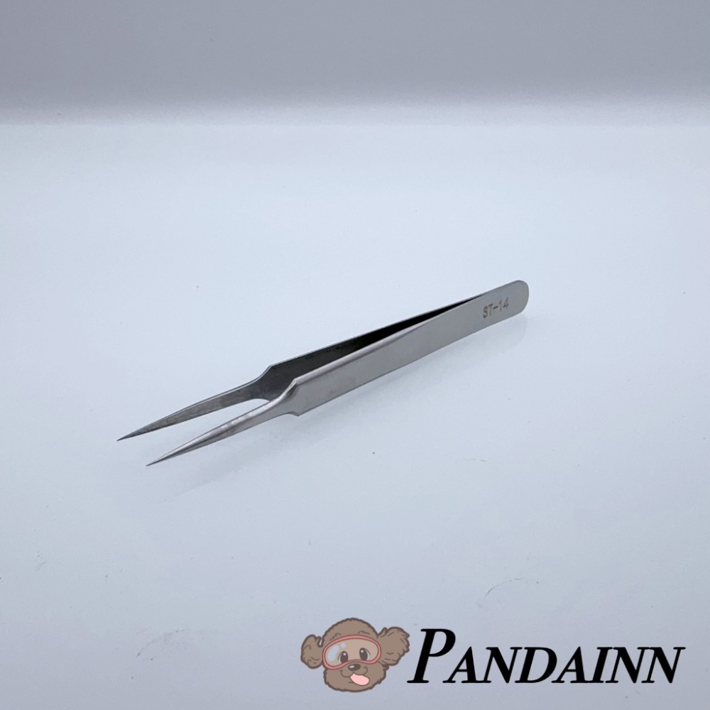 (Pandainn)現貨 模型用 鑷子 夾子 尖頭 彎頭 圓頭 模型 噴漆 水貼 模型工具-規格圖4