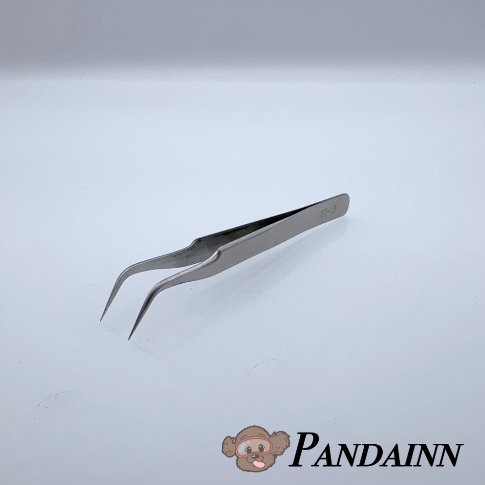 (Pandainn)現貨 模型用 鑷子 夾子 尖頭 彎頭 圓頭 模型 噴漆 水貼 模型工具-規格圖4
