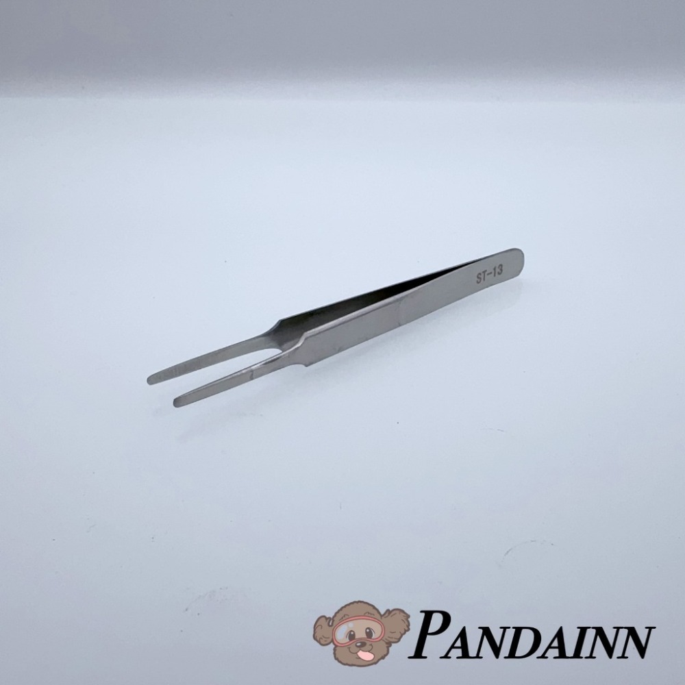 (Pandainn)現貨 模型用 鑷子 夾子 尖頭 彎頭 圓頭 模型 噴漆 水貼 模型工具-規格圖4