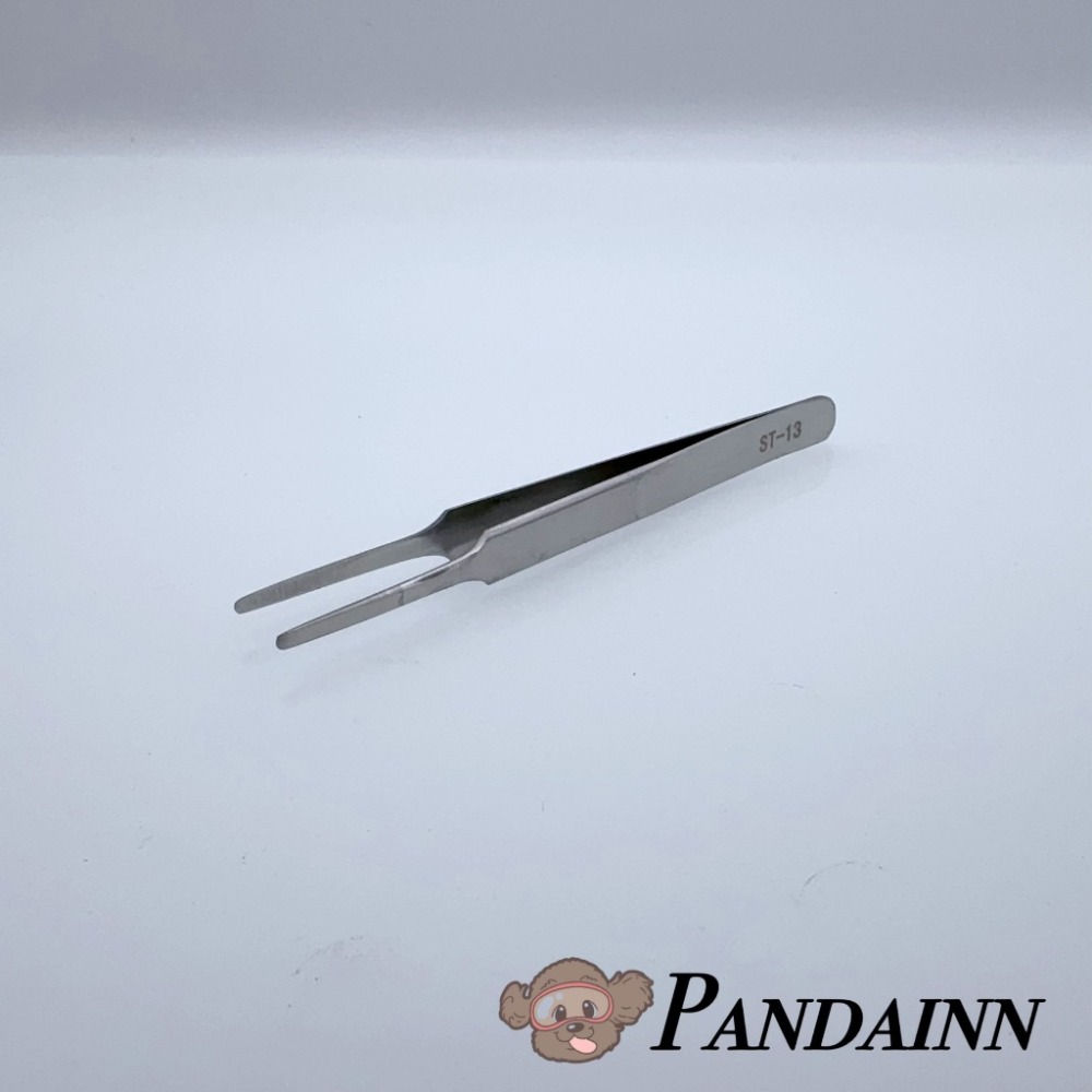 (Pandainn)現貨 模型用 鑷子 夾子 尖頭 彎頭 圓頭 模型 噴漆 水貼 模型工具-規格圖4