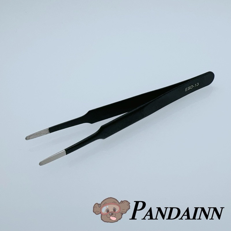 (Pandainn)現貨 模型用 鑷子 夾子 尖頭 彎頭 圓頭 模型 噴漆 水貼 模型工具-規格圖4