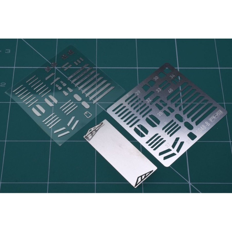(Pandainn)現貨非模型 鋼魂 AW9 S48 MGSD 自由鋼彈 專用蝕刻片 附水貼 S048 模型工具-細節圖5