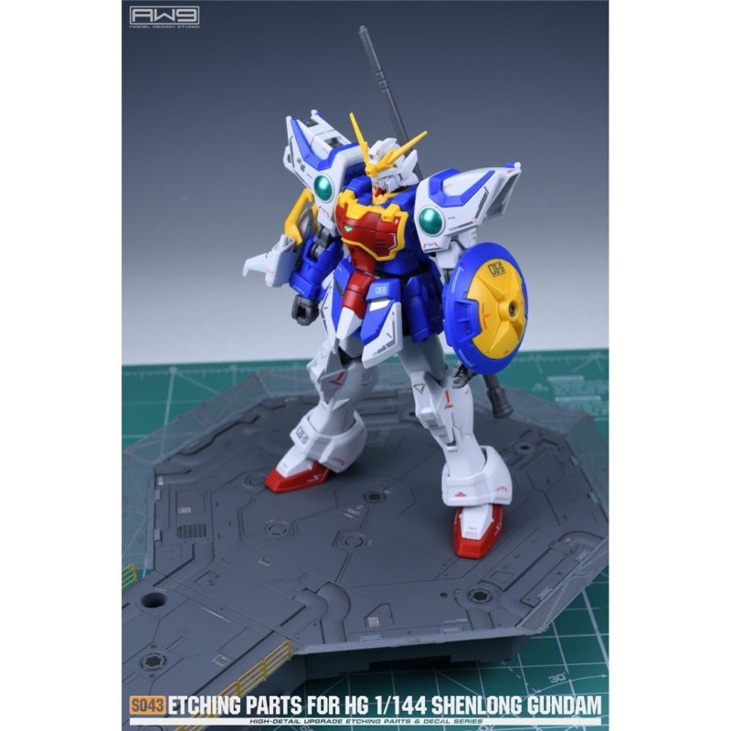 (Pandainn)非模型 鋼魂 AW9 S43 1/144 HG XXXG-01S 神龍鋼彈 專用改造蝕刻片-細節圖2