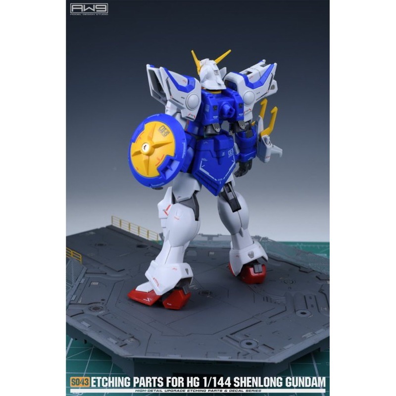 (Pandainn)非模型 鋼魂 AW9 S43 1/144 HG XXXG-01S 神龍鋼彈 專用改造蝕刻片-細節圖4