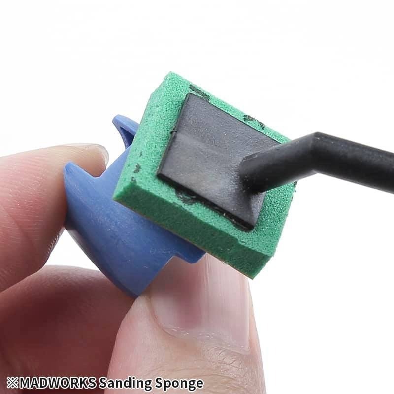 (Pandainn) Madworks 5mm 海綿砂紙 綜合包 打磨 無縫 Mad 模型工具-細節圖3