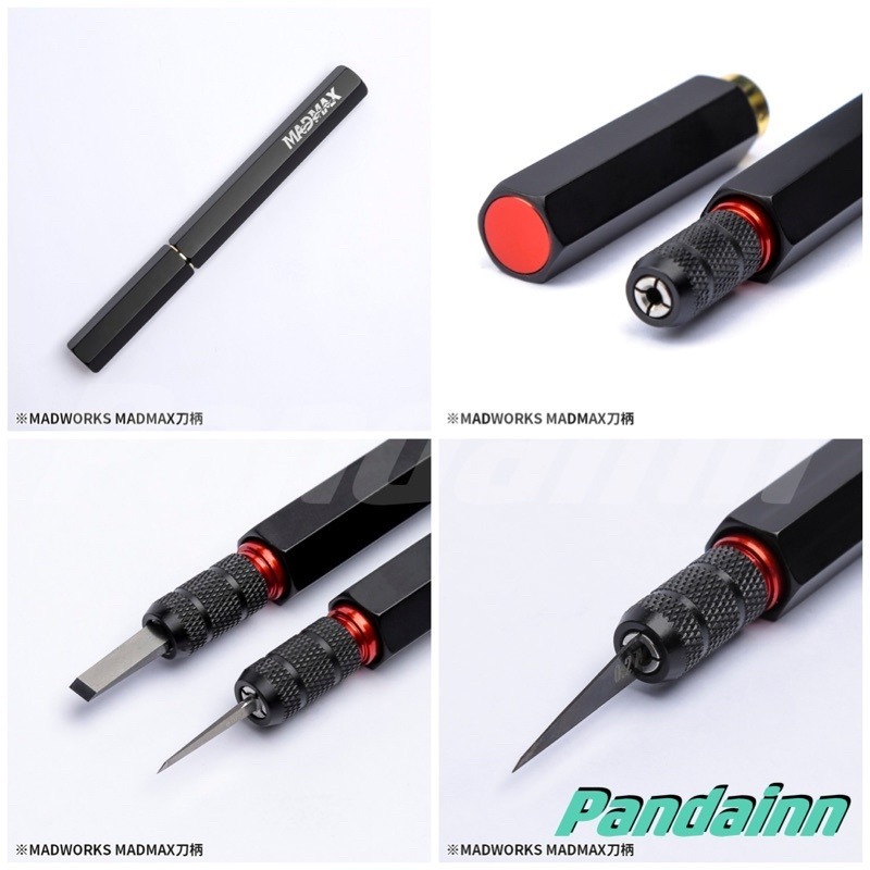 (Pandainn)現貨 Madworks 複合式刀柄 含蓋六角刀柄 XXX限定刀柄 MADMAX刀柄 mad 模型工具-細節圖4
