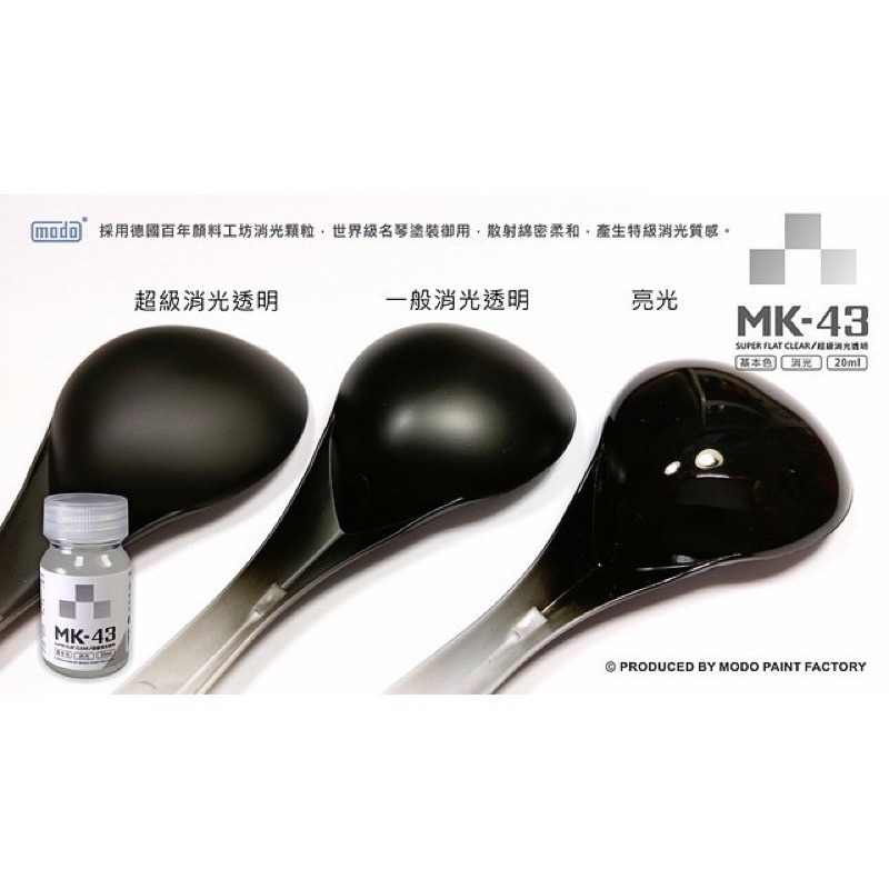 (Pandainn) 摩多 modo MK43 超級消光透明 MK-43 模型漆-細節圖2