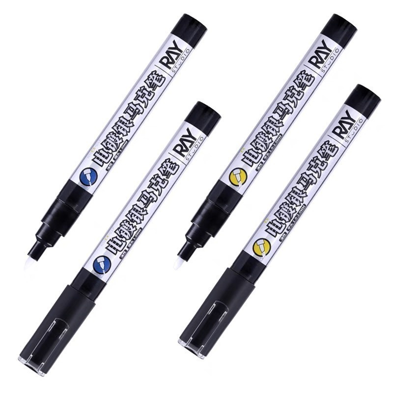 (Pandainn) Ray的模型世界 電鍍銀 金屬色鏡面 麥克筆 馬克筆 鋼彈 模型工具 ray-細節圖5
