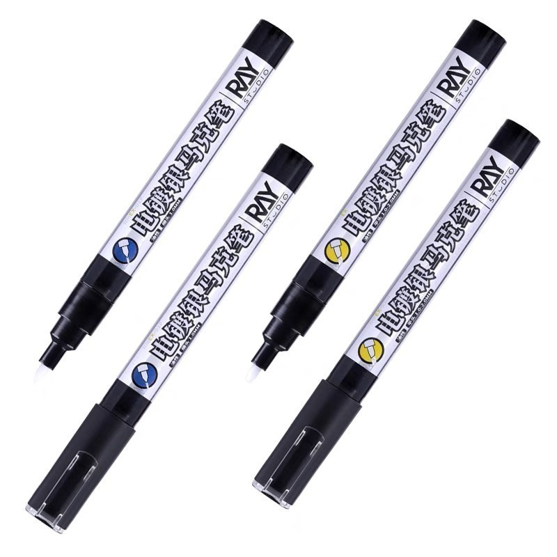 (Pandainn) Ray的模型世界 電鍍銀 金屬色鏡面 麥克筆 馬克筆 鋼彈 模型工具 ray-細節圖5