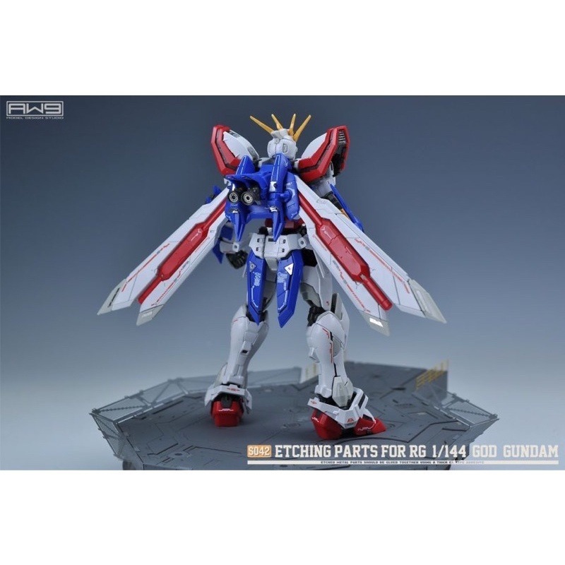 (Pandainn) 非模型 鋼魂 AW9 S42 RG 1/144 神鋼彈 神威鋼彈 蝕刻片附水貼 mad 模型工具-細節圖2
