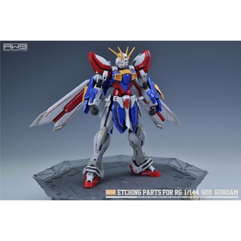 (Pandainn) 非模型 鋼魂 AW9 S42 RG 1/144 神鋼彈 神威鋼彈 蝕刻片附水貼 mad 模型工具-細節圖3