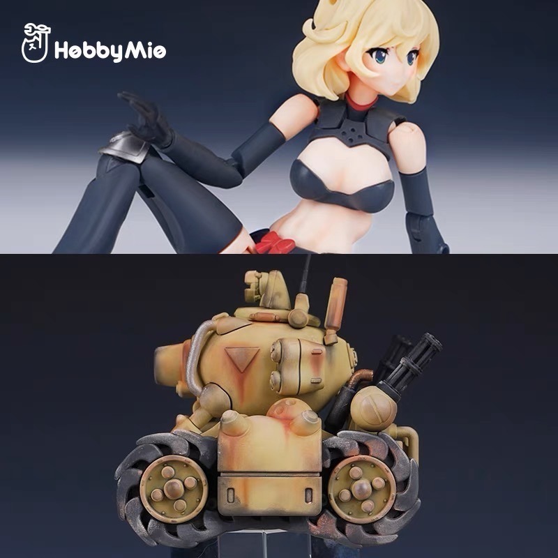 (PandInn) 喵匠 hobbymio 套装固體粉彩 機甲舊化灼燒 機娘上色-細節圖2