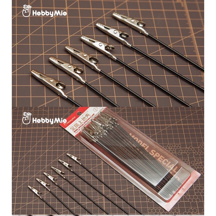 [Pandainn] 喵匠 HOBBY MIO 金屬 上色夹 模型專用金屬上色夾 模型上色夾-細節圖7
