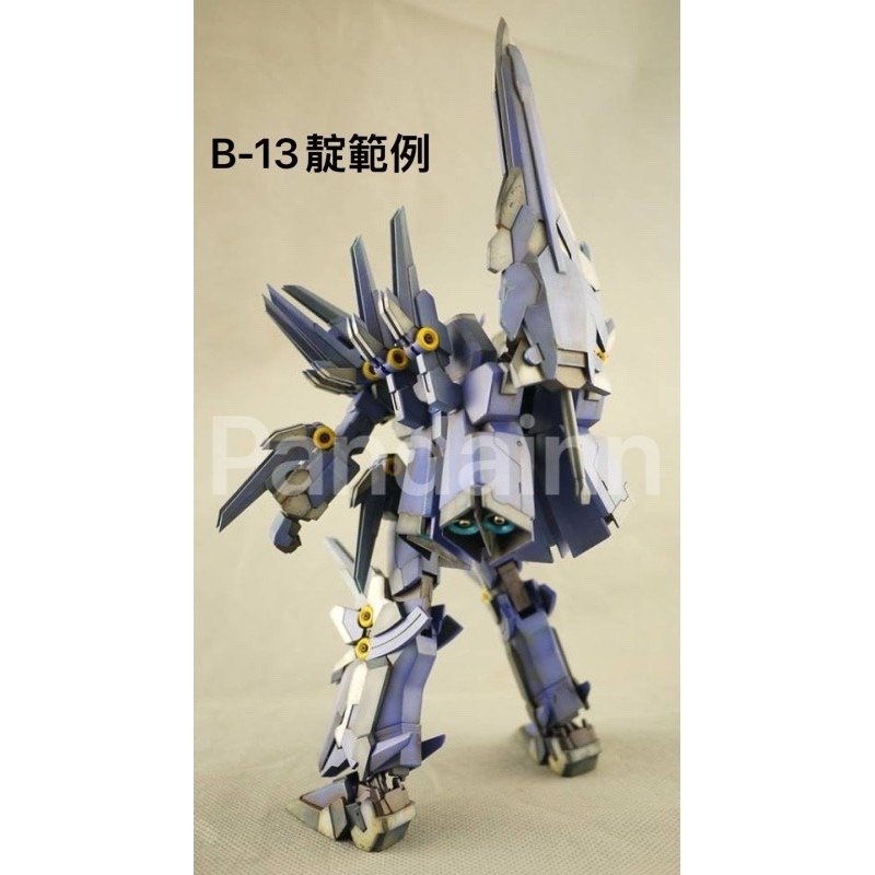 (Pandainn) E7 E7模型漆  B系列基本色 噴漆 午夜藍 骨架灰 機械白 模型漆 B19 硝基漆 模型專用-細節圖6