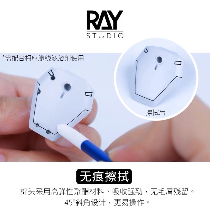 (Pandainn) Ray的模型世界 金屬擦拭棒 ray 擦拭 墨線-細節圖3