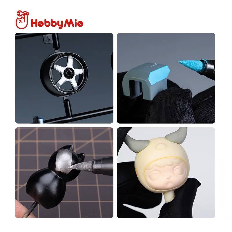 (Pandainn) 喵匠 hobbymio 模型軟頭麥克筆  馬克筆 基礎色系列 金屬色水性 鋼彈麥克筆 尖頭-細節圖2
