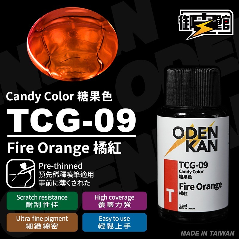 [Pandainn] 御電館 TP TCG 糖果色 系列 TP001 TP002 TP003 TP004 模型漆 硝基漆-規格圖1
