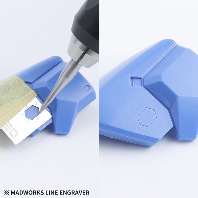(Pandainn) Madworks TS000 刻線針 0.03mm TRI-0 三角刮刀 刮刀 mad 模型工具-細節圖3