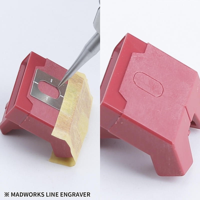 [Pandainn]現貨 MADWORKS TS000 精密鎢鋼模型用刻線針 刻線針 尖端 0.03mm MAD-細節圖4