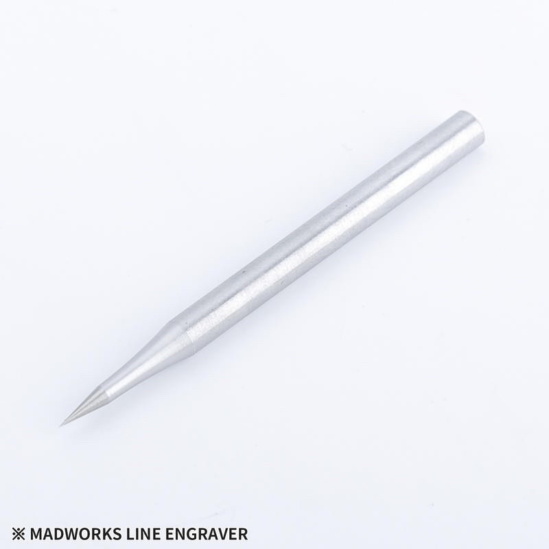 (Pandainn) Madworks TS000 精密鎢鋼模型用刻線針 刻線針 尖端 0.03mm mad 模型工具-細節圖3