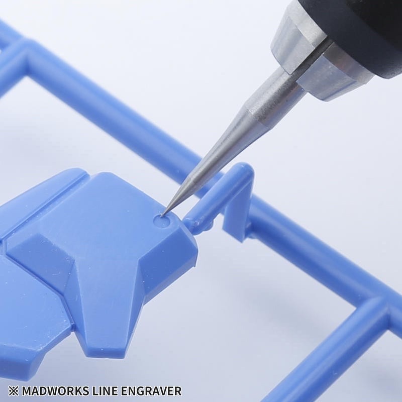 (Pandainn) Madworks TS000 精密鎢鋼模型用刻線針 刻線針 尖端 0.03mm mad 模型工具-細節圖6