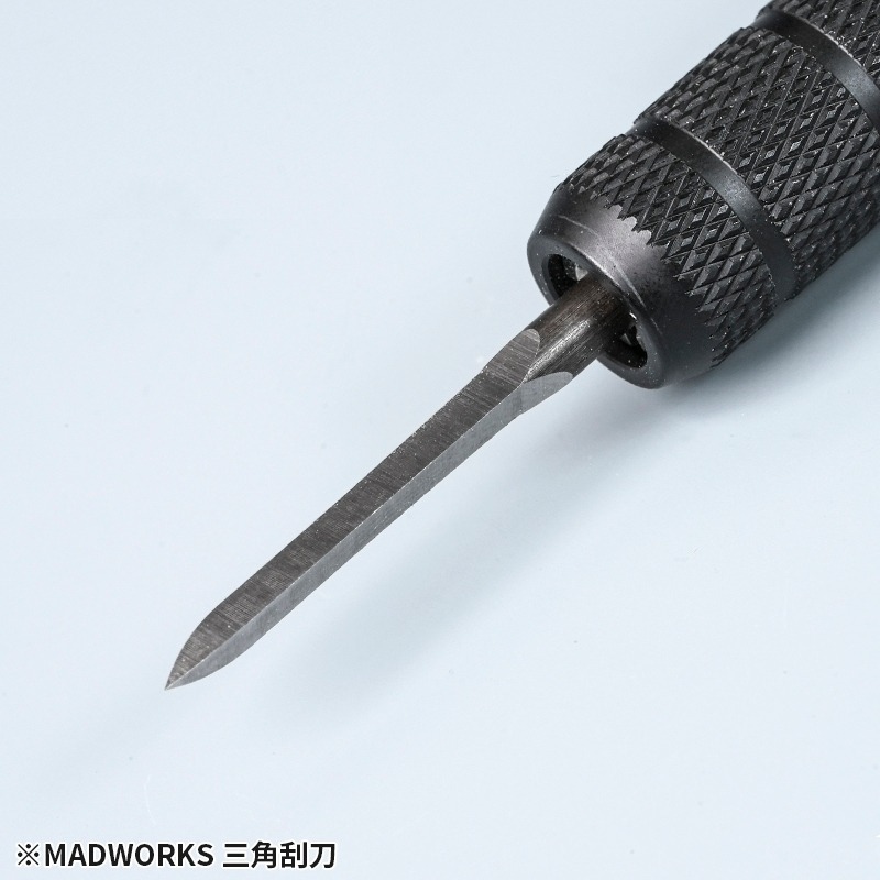 (Pandainn) Madworks TS000 刻線針 0.03mm TRI-0 三角刮刀 刮刀 mad 模型工具-規格圖9