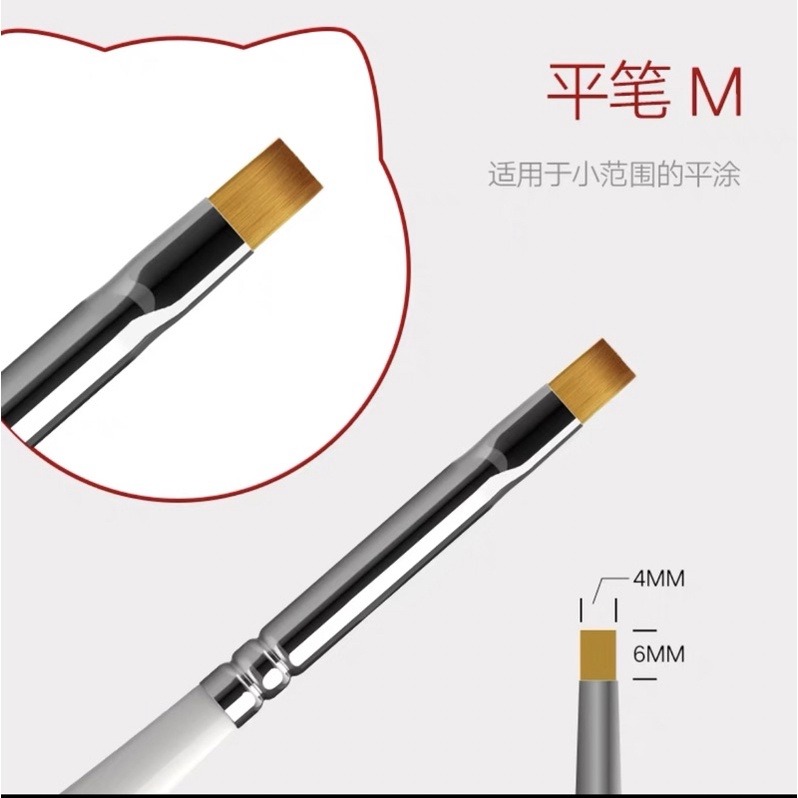 (Pandainn) 喵匠  hobbymio 模型 上色筆 面相筆 筆塗 上色 模型工具-規格圖7