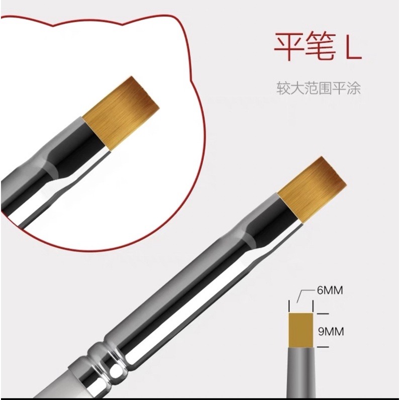 (Pandainn) 喵匠  hobbymio 模型 上色筆 面相筆 筆塗 上色 模型工具-規格圖7