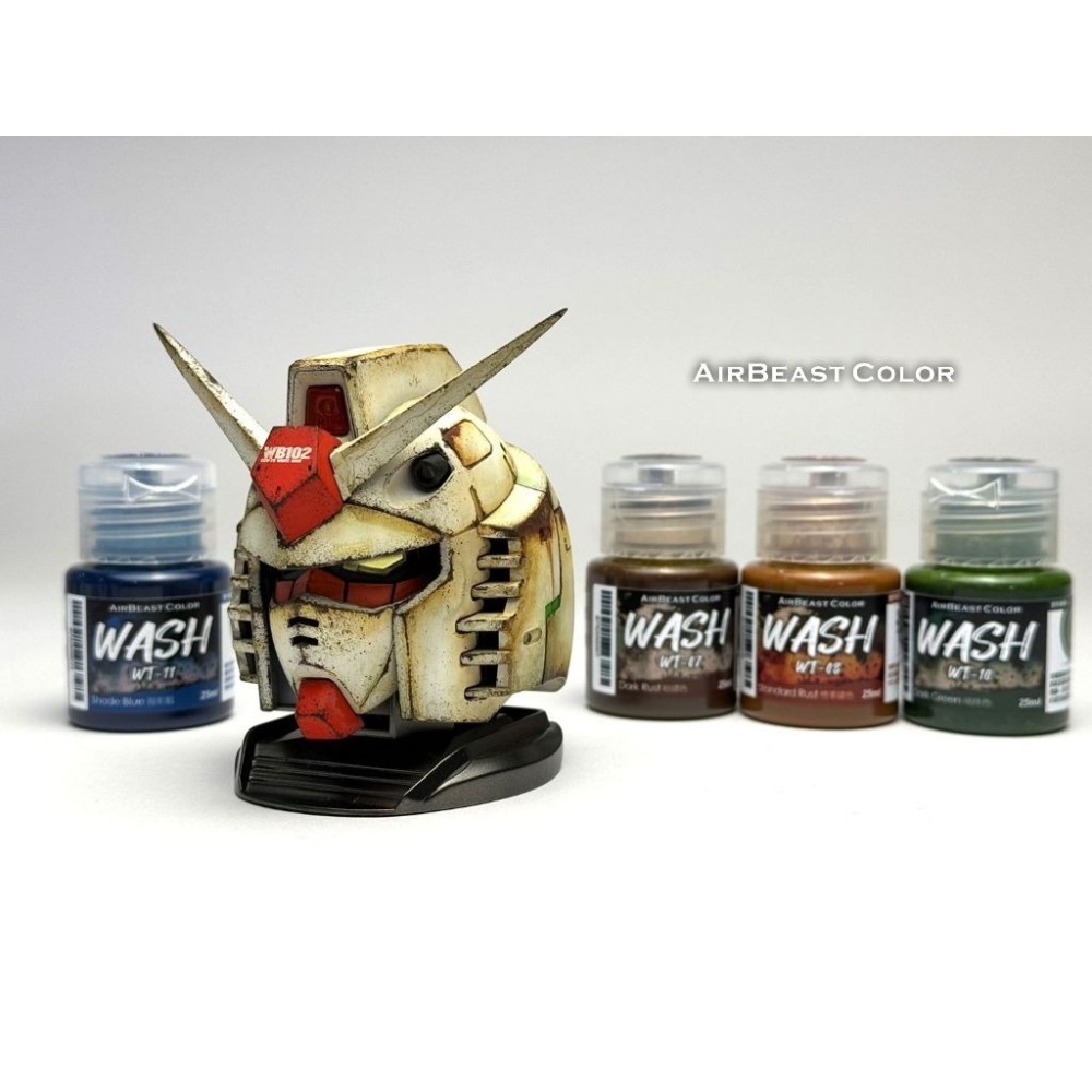 (Pandainn) Airbeast 空中野獸 WT01 水性舊化風化 WASH 漬洗 液 滲線液 墨線液 空中野獸-細節圖2