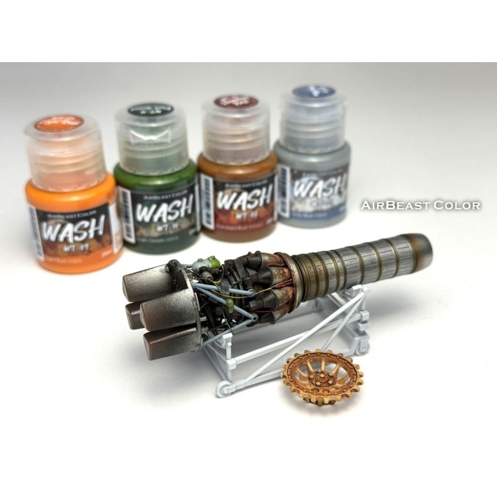 (Pandainn) Airbeast 空中野獸 WT01 水性舊化風化 WASH 漬洗 液 滲線液 墨線液 空中野獸-細節圖3