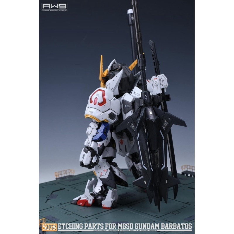 (Pandainn)非模型 鋼魂 AW9 S58 MGSD 獵魔鋼彈 改造蝕刻片 附水貼 模型工具-細節圖3