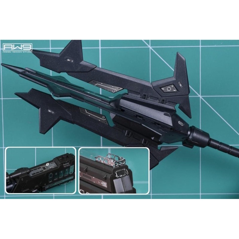 (Pandainn)非模型 鋼魂 AW9 S58 MGSD 獵魔鋼彈 改造蝕刻片 附水貼 模型工具-細節圖8