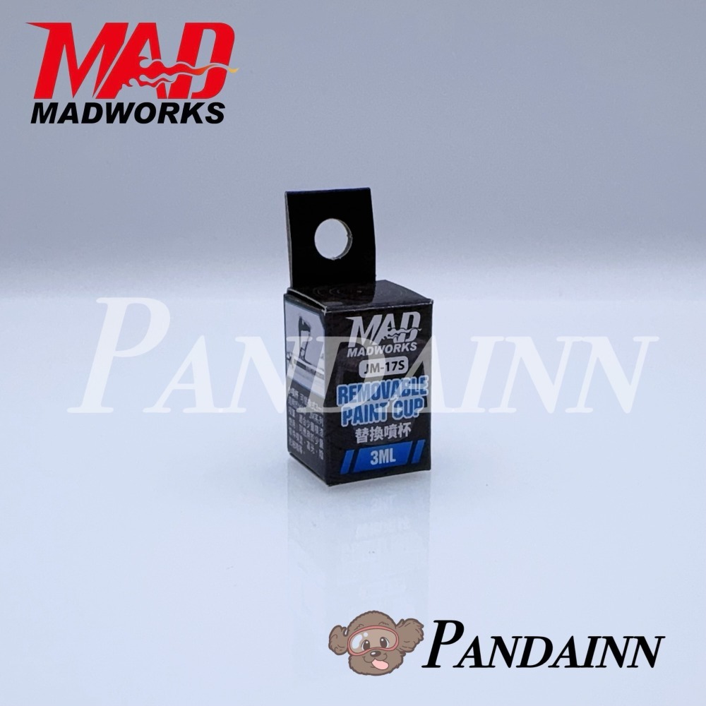 (Pandainn) Madworks JM00 JM01 噴筆用 大噴杯 小噴杯 子彈型噴筆 噴筆 mad 模型工具-規格圖7