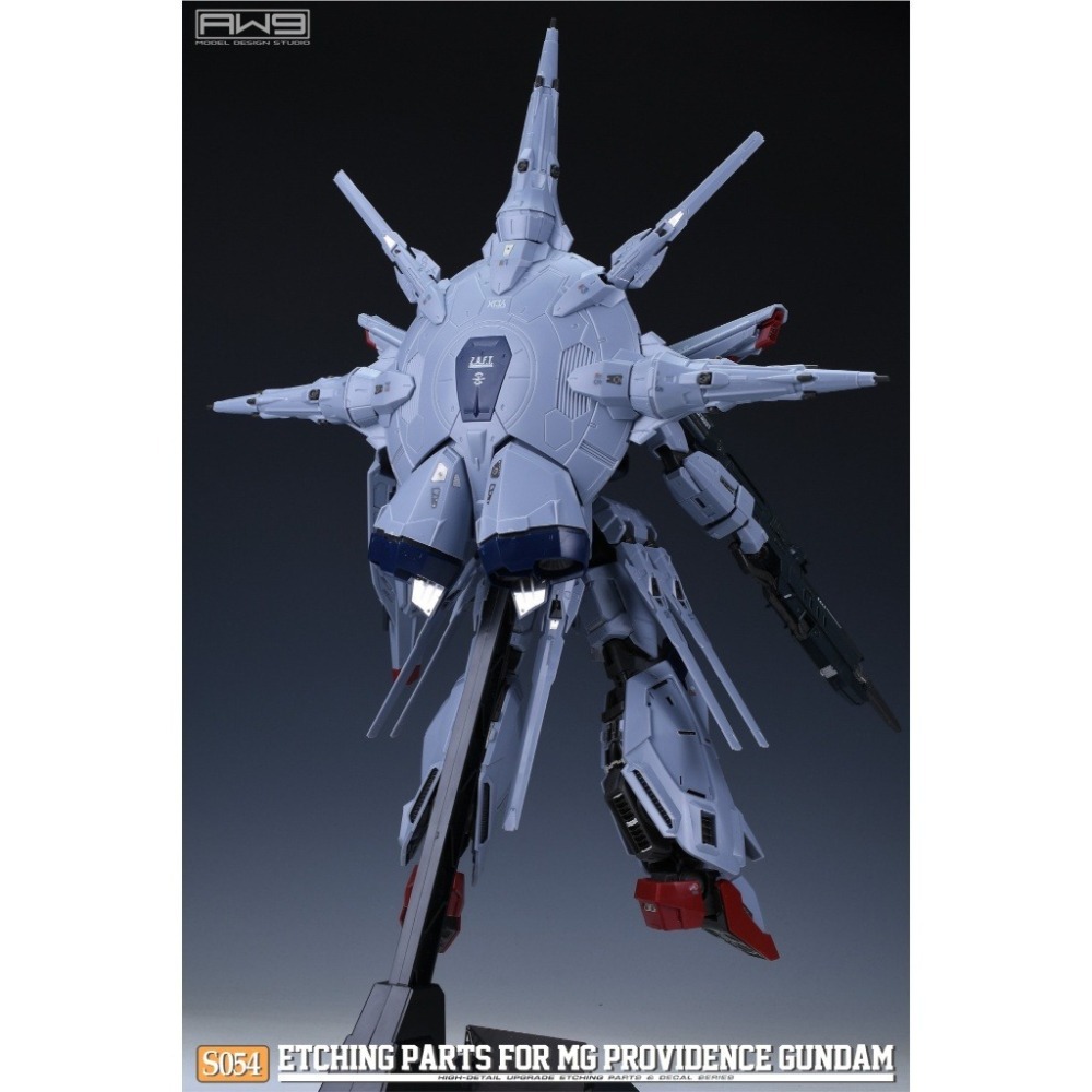 (Pandainn)非模型 鋼魂 AW9 S54 MG 天帝鋼彈專用蝕刻片附水貼 模型工具-細節圖2