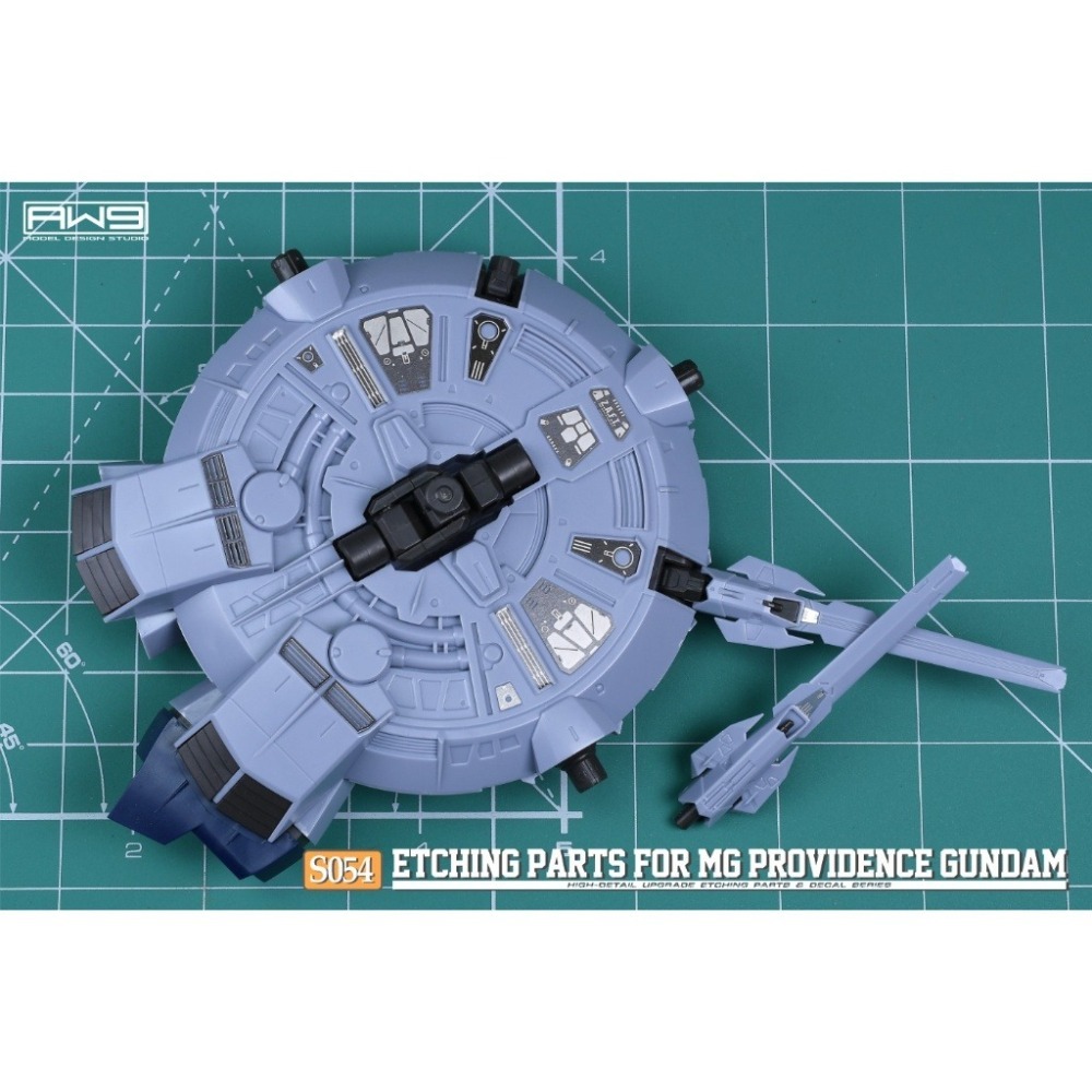 (Pandainn)非模型 鋼魂 AW9 S54 MG 天帝鋼彈專用蝕刻片附水貼 模型工具-細節圖7