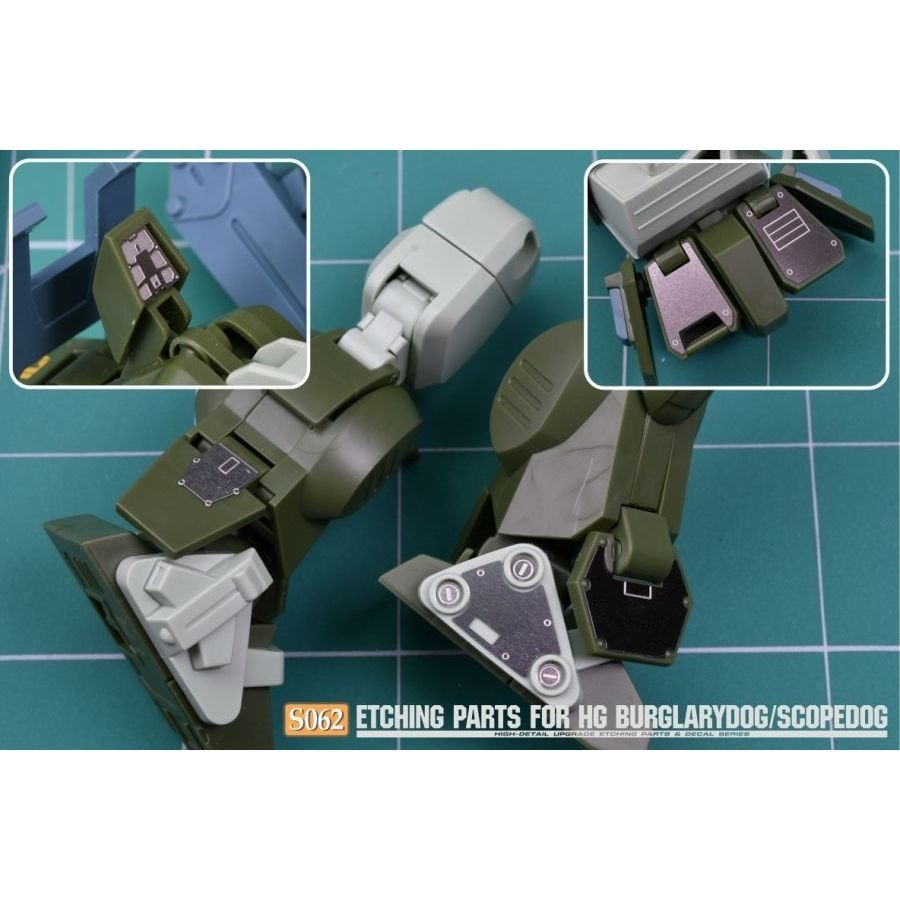 (Pandainn) 非模型 鋼魂 AW9 S62 HG 裝甲騎兵 眼鏡鬥犬/夜盜犬 改造蝕刻片 附水貼 aw9-細節圖6