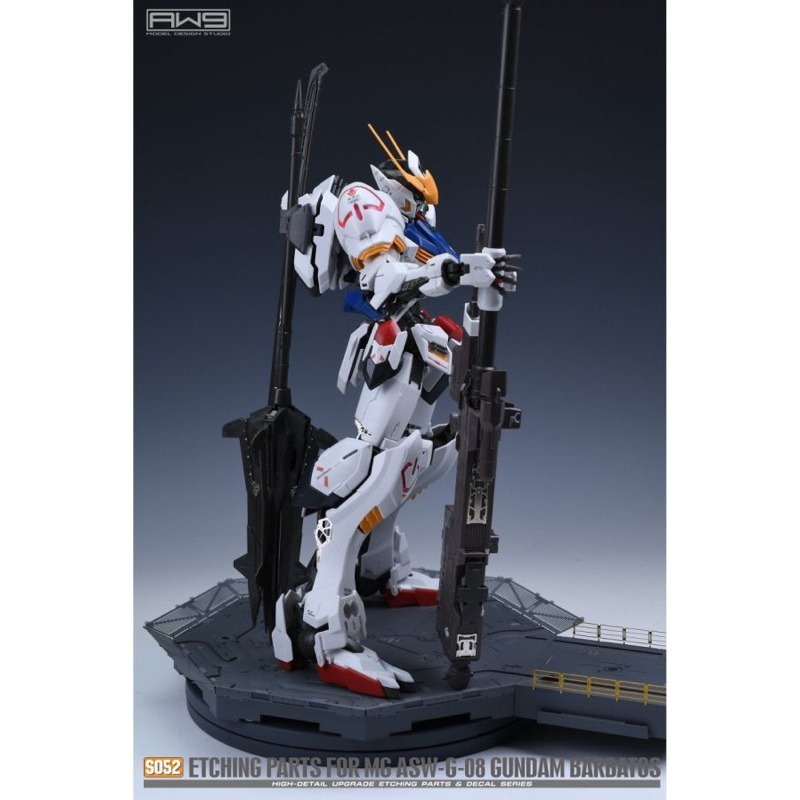 (Pandainn)非模型 鋼魂 AW9 S52 MG獵魔鋼彈 專用蝕刻片改裝套組 附水貼 模型工具-細節圖9