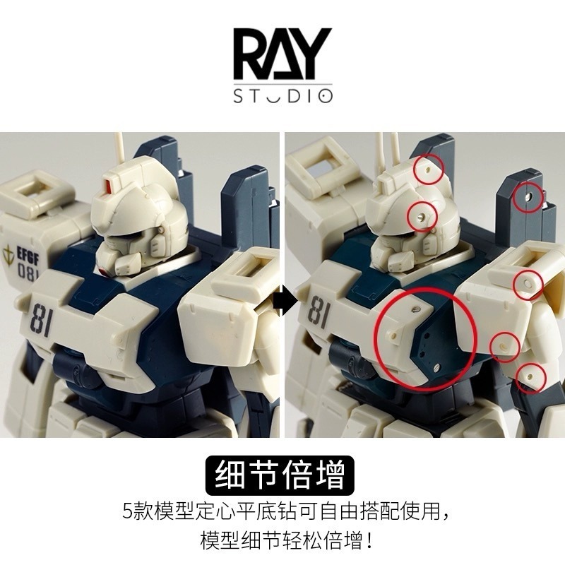 （Pandainn) Ray的模型世界 平底鑽 手鑽 擴孔 模型用 ray-細節圖2